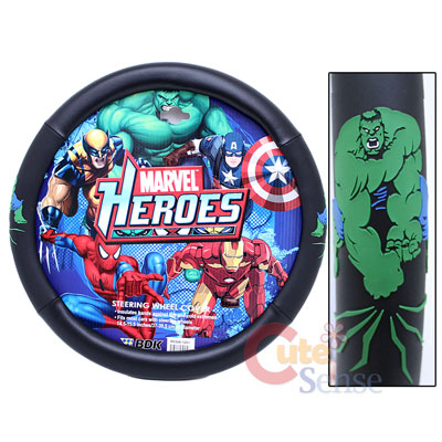 Marvel Hulk Car Steering Wheel Cover Auto Accessories1