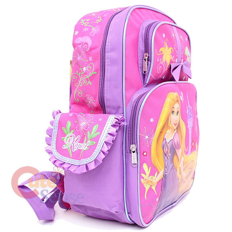 Dinsey Tangled Rapunzel School L Backpack Lunch Bag Set eBay