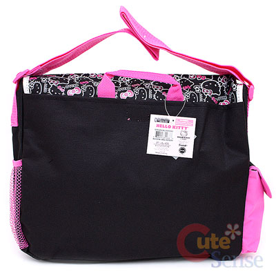 Sanrio Hello Kitty School Messenger Bag / Diaper Bag Big Face 