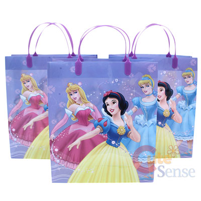 Plastic Bags  Diego on Disney Princess Party Gift Bag Set Of 3 Plastic Reusable  Purple At