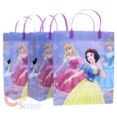Plastic Bags  Diego on Disney Princess Party Gift Bag Set Of 3 Plastic Reusable  Purple At