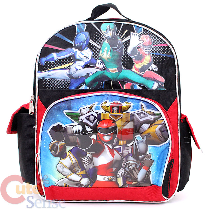 Power Rangers School Backpack/Bag 12" Medium Super Legends eBay