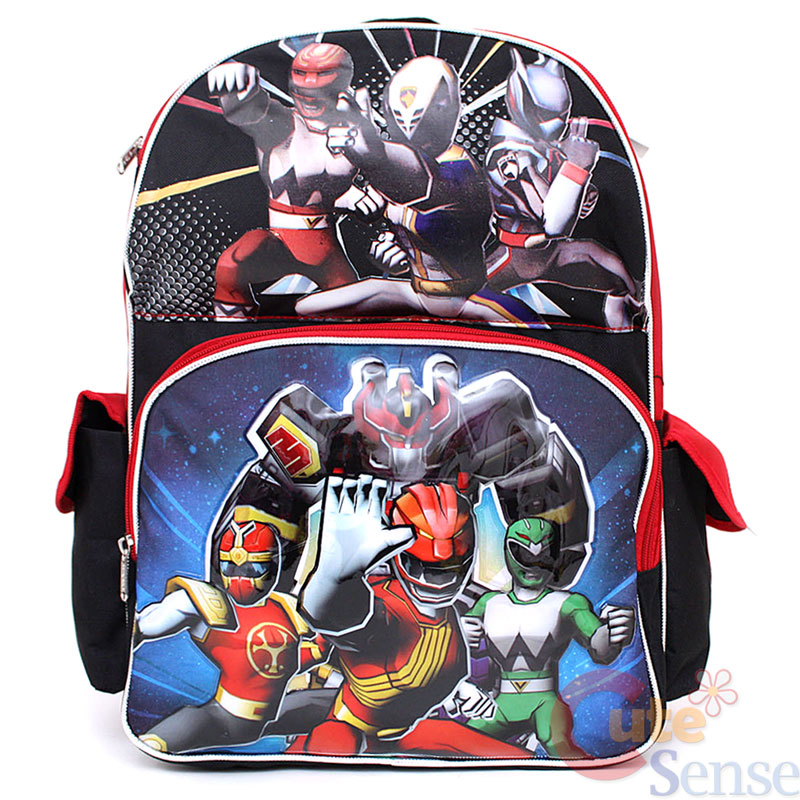 Power Rangers School Backpack/Bag 16" Large Super Legends eBay