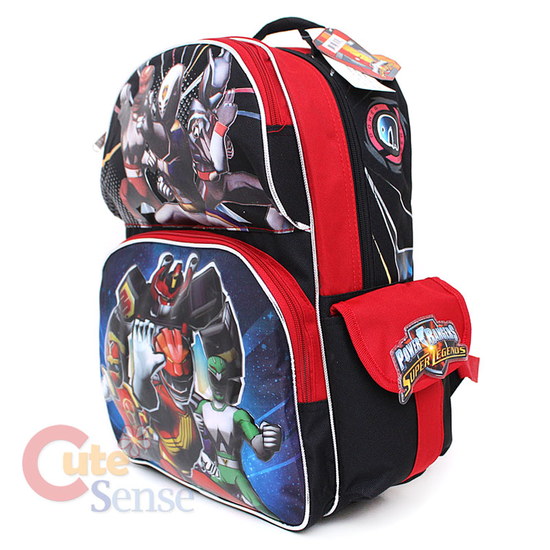 Power Rangers School Backpack/Bag 16" Large Super Legends eBay