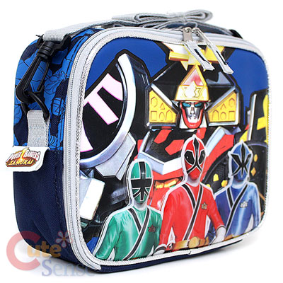 Power Rangers School on Power Rangers Kids School Lunch Bag Insulated Box Samurai Ebay
