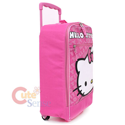 Luggage  Pink on Sanrio Hello Kitty Hand Carry Luggage Roller Bag Pink 3 Jpg
