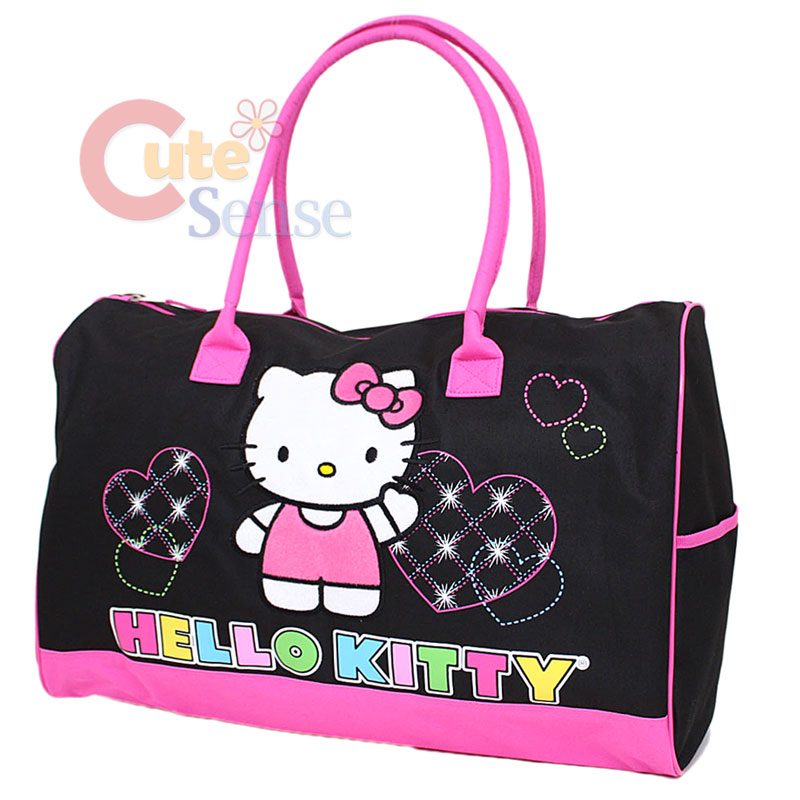 Sanrio Hello Kitty Duffle Bag / Travel / Gym 20" Large eBay