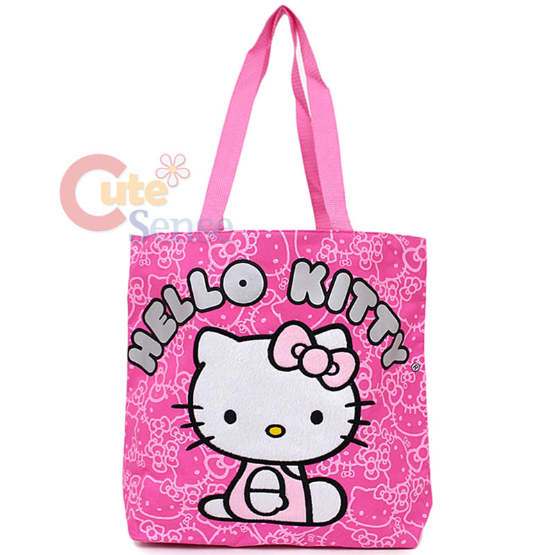 Sanrio Hello Kitty Tote Bag Shoulder Weekend Bag Diaper Bag Pink