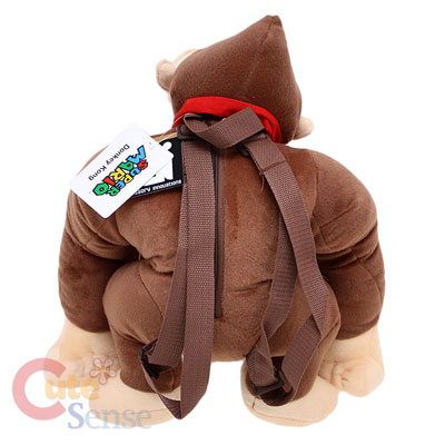 Nintendo Super Mario Donkey Kong Plush dioll Backpack Bag Custume 2.jpg