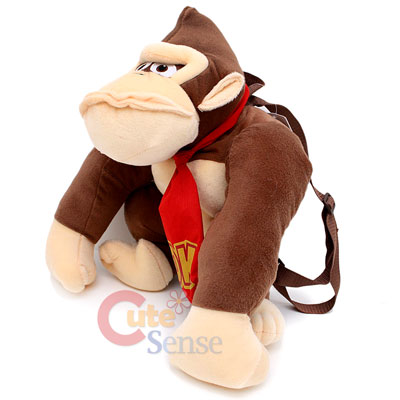 Nintendo Super Mario Donkey Kong Plush dioll Backpack Bag Custume 3.jpg