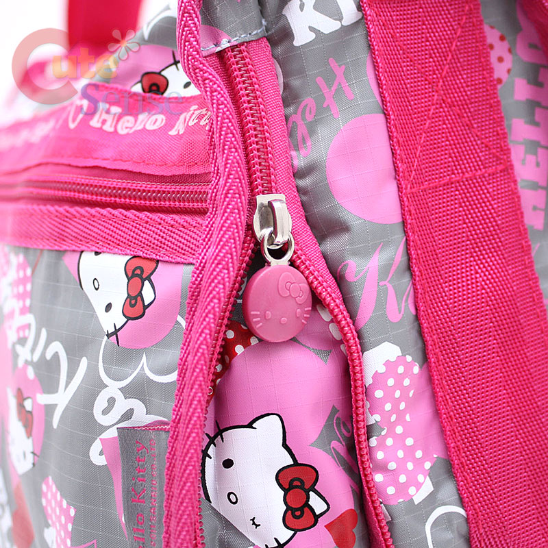 Sanrio Hello Kitty Shoulder Messenger Bag Hand Bag Pink Grey Licensed