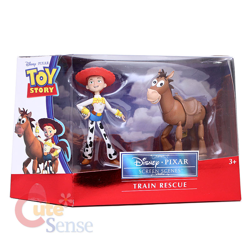 Toy Story Jessie And Bullseye Exclusive Action Figure 2pack Train Rescue Ebay 