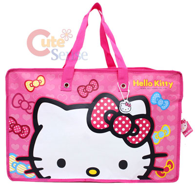 Sanrio Hello Kitty Pink Duffel Bag Market Bag 1.jpg