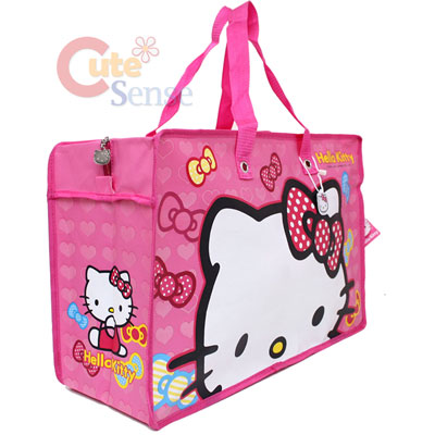   Kitty Bags on Sanrio Hello Kitty Pink Duffel Bag Market Bag 2 Jpg