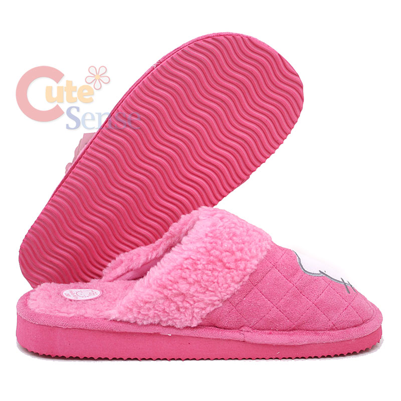hello slipper boots adults sanrio hello pink quilted plush slipper one size hello slipper boots adults sanrio hello pink quilted plush slipper one size