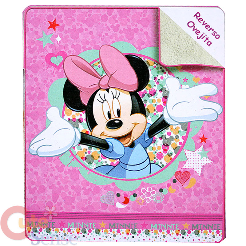 disney minnie mouse plush blanket