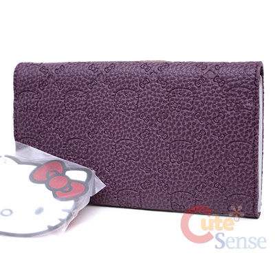  Kitty Patent Leather Purse on Sanrio Hello Kitty Grape Embossed Faux Leather Wallet By Purple Wallet