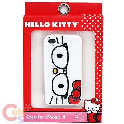 Sanrio Hello Kitty Nerd I Phone 4 Case Loungefly 1.jpg