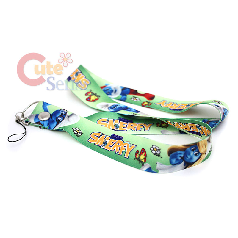 The Smurfs Key Chain Lanyard ID Holder - 3D Smurfy Day | eBay