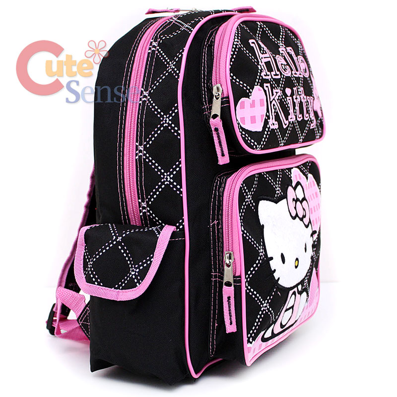 Sanrio Hello Kitty Large School Backpack and Lunch Bag Set Love Teddy