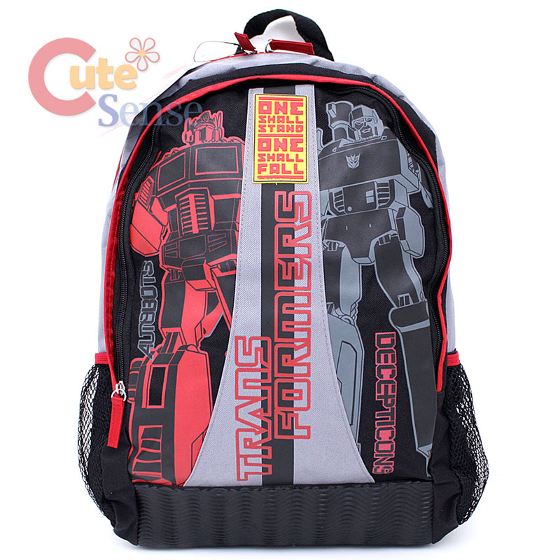 Transformers Universe School Backpack 16 Large Bag Autobots vs 