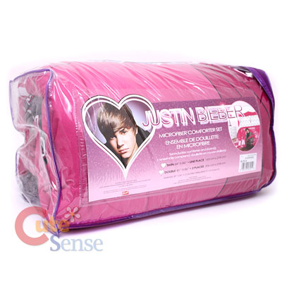 Justin Bieber Bedding Twin on Justin Bieber Twin Microfiber Comforter Set Pink Comforter Pillow