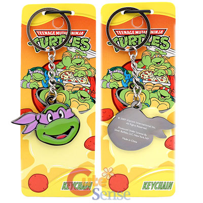 Teenage Mutant Ninja Turtles Metal Key Chain :Purple Mask