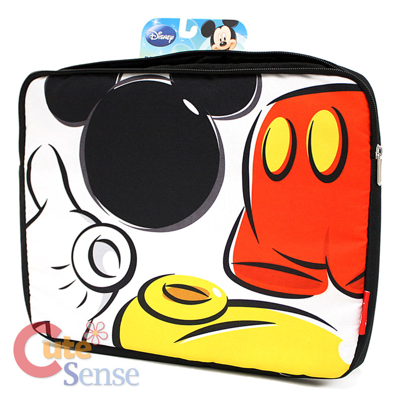 Disney Mickey Mouse Zippered Laptop Sleeve 15" Bag Notebook Case eBay