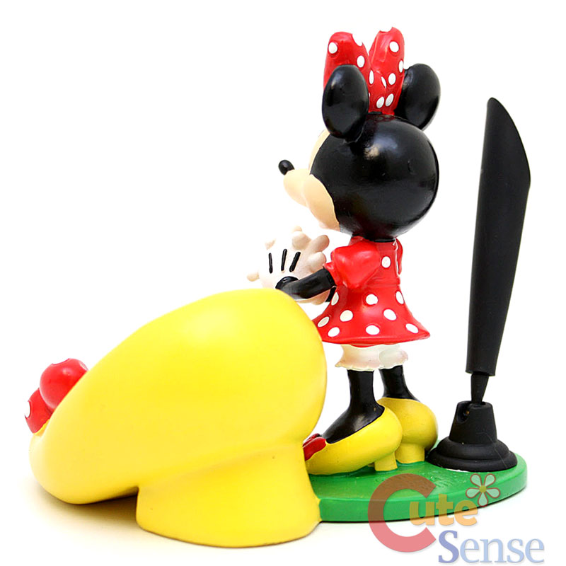 Disney Minnie Mouse Paper Clip Holder Pen Holder Resin Figure Desk Top Display eBay