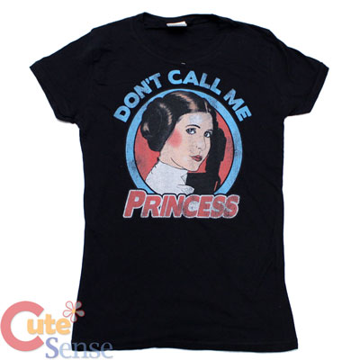 Star Wars Princess Leia Girls Women T Shirt Dont Call Me Princess 