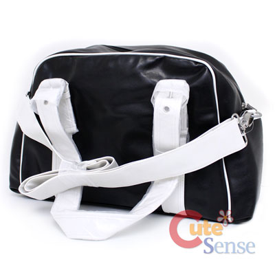 Leather Duffle Bags on Paul Frank Leather Duffle Diaper Shoulder Bag  Black At Cutesense Com