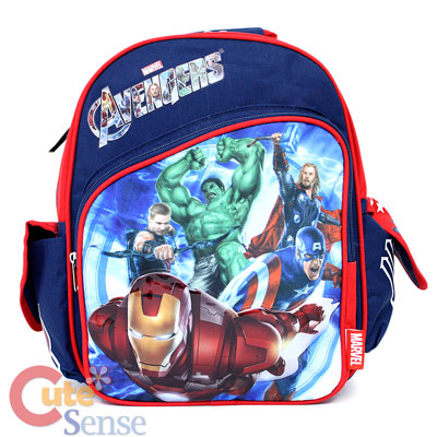 Thor Captain America on Marvel Avengers Shcool Backpack Hulk Captain America Thor Bag