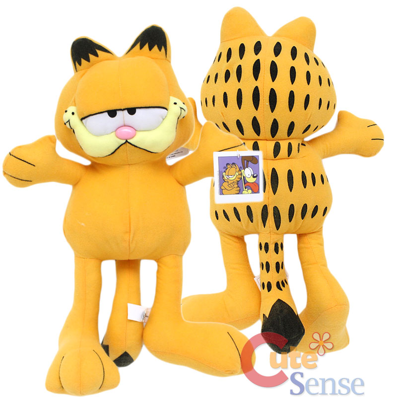 garfield crying emoji plush