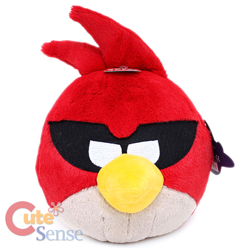 angry birds plush toys with sound