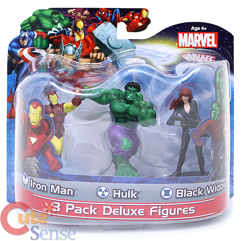 marvel 3 pack deluxe figures
