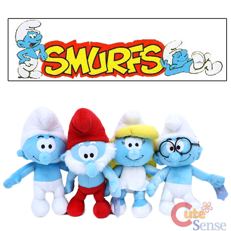 smurfs plush