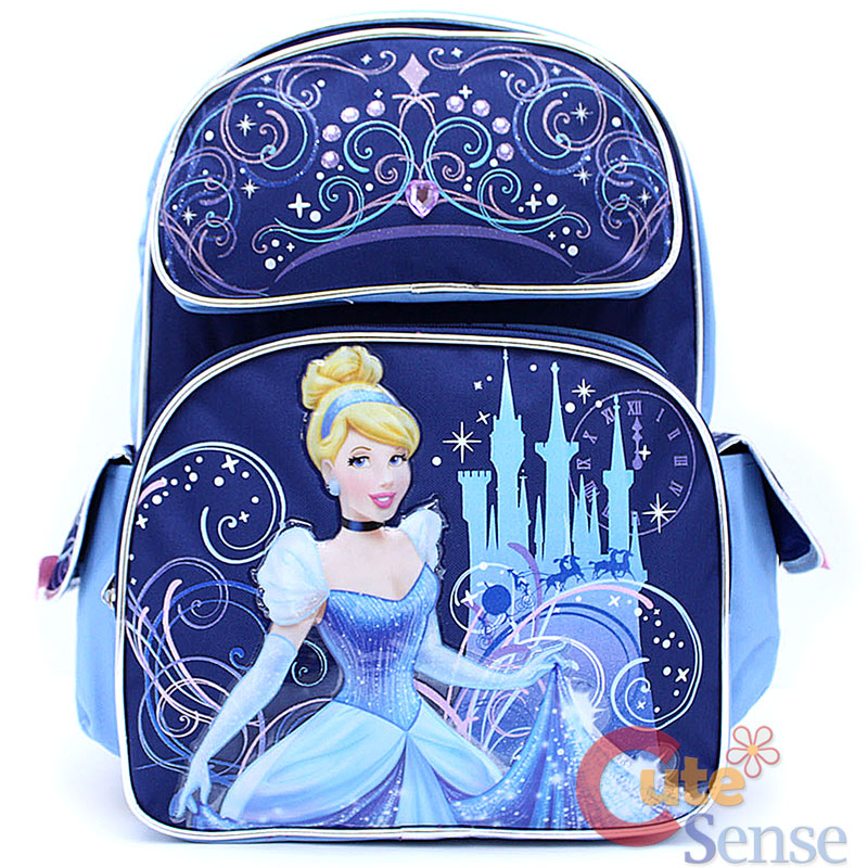 Disney Princess Cinderella School Backpack 16 Large Book Bag