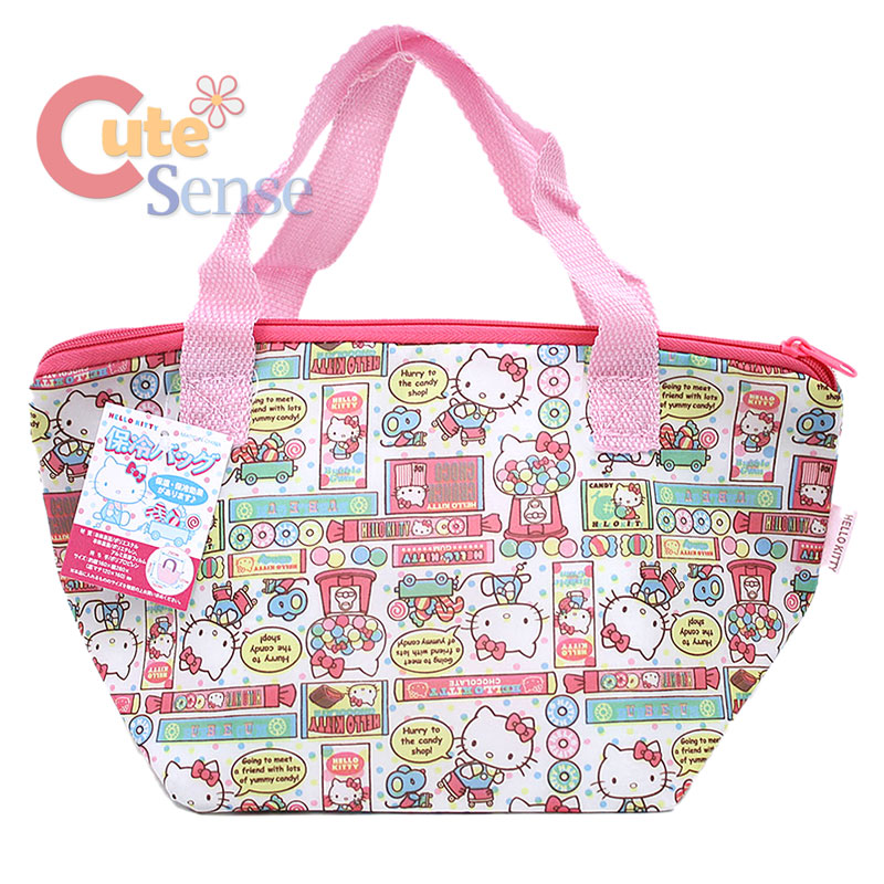 Sanrio Hello Kitty Mini Snack Bag Cooler Koozie bag Insulated Lunch bag