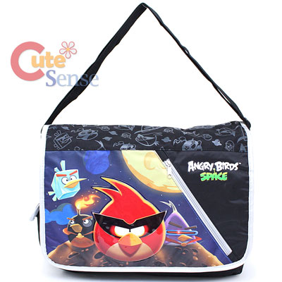 Rovio Angry Birds Space Large School Messenger Bag Diaper Bag 1.jpg