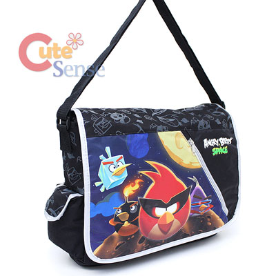 Rovio Angry Birds Space Large School Messenger Bag Diaper Bag 2.jpg