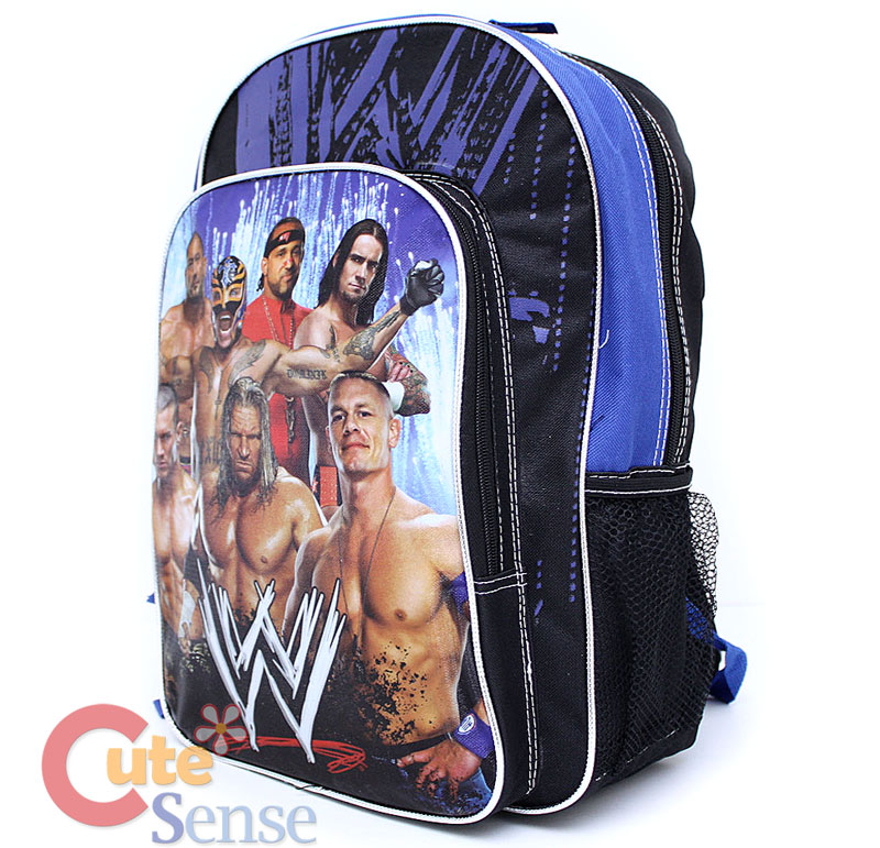 WWE Wrestling School Backpack/Bag John Cena,Triple HL eBay