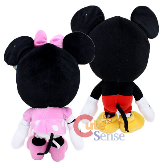 Disney Baby Mickey Minnie Mouse Plush Figure Doll Set   Large 18in