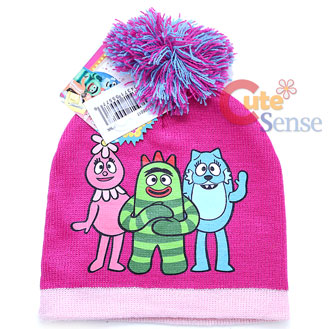 Yo Gabba Gabba Kids Beanie Hat Foofa Brobee Toodee 1.jpg