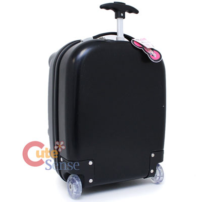 Hello Kitty face ABS Luggage Trolley Hard Case Black 3.jpg