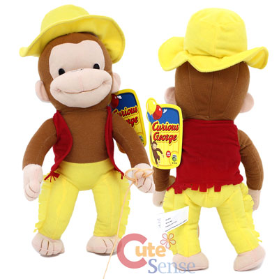 curious george stuffed animal large