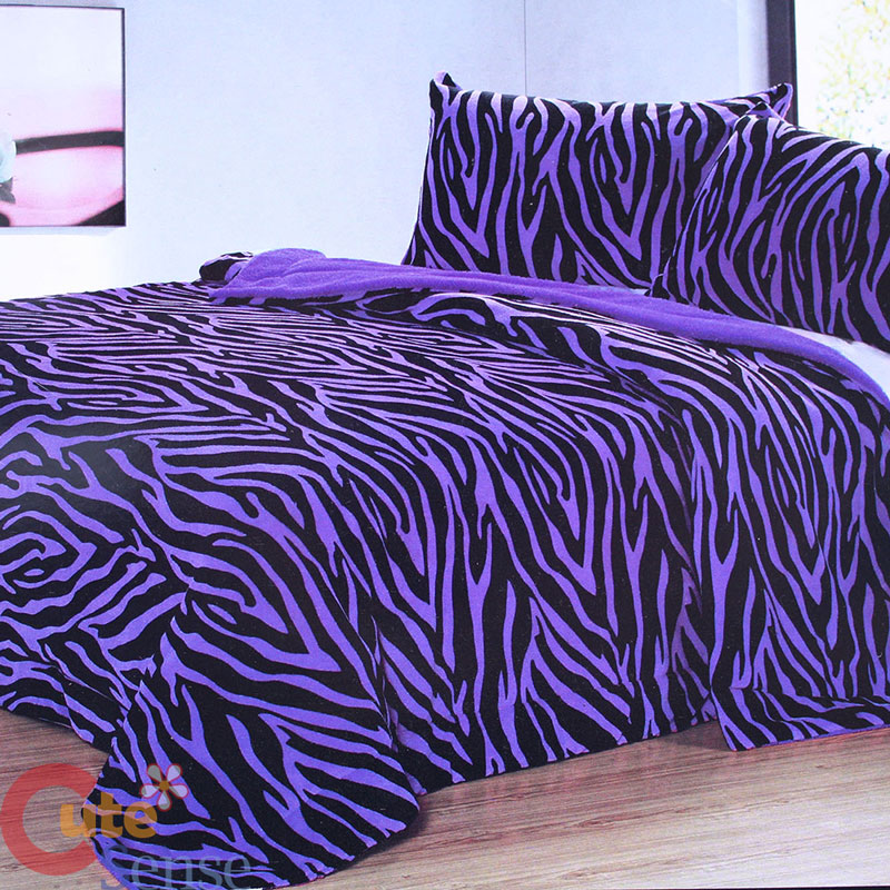 zebra plush blanket