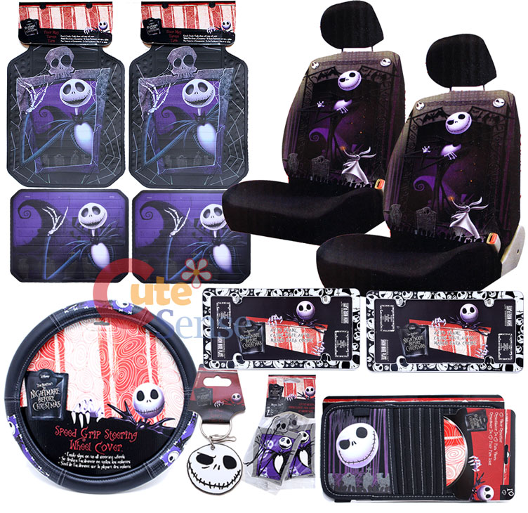 about Nightmare Before Christmas Low Back Car Seat Covers Accessories ...