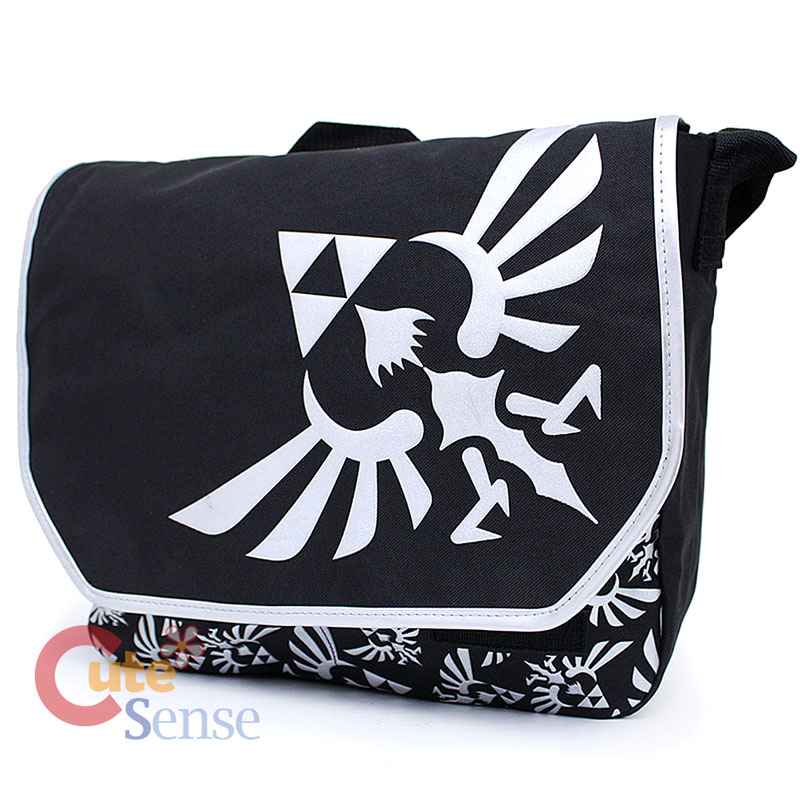 Nintendo The Legend of Zelda Tri Force Logo Messenger Bag LapTop Carry