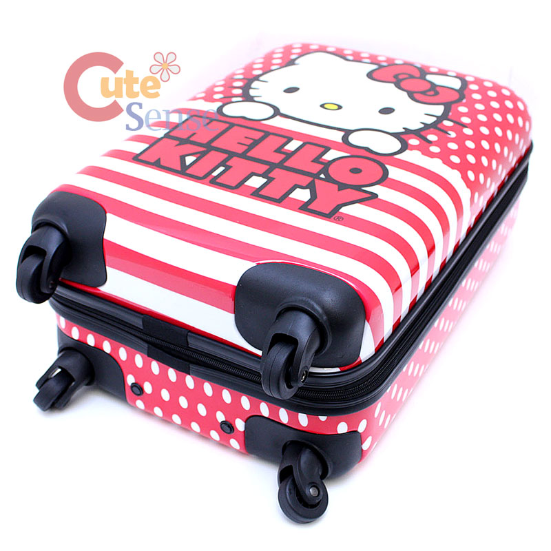 Sanrio Hello Kitty 20" Hard Case Luggage ABS Suit Case Trolley Bag Red