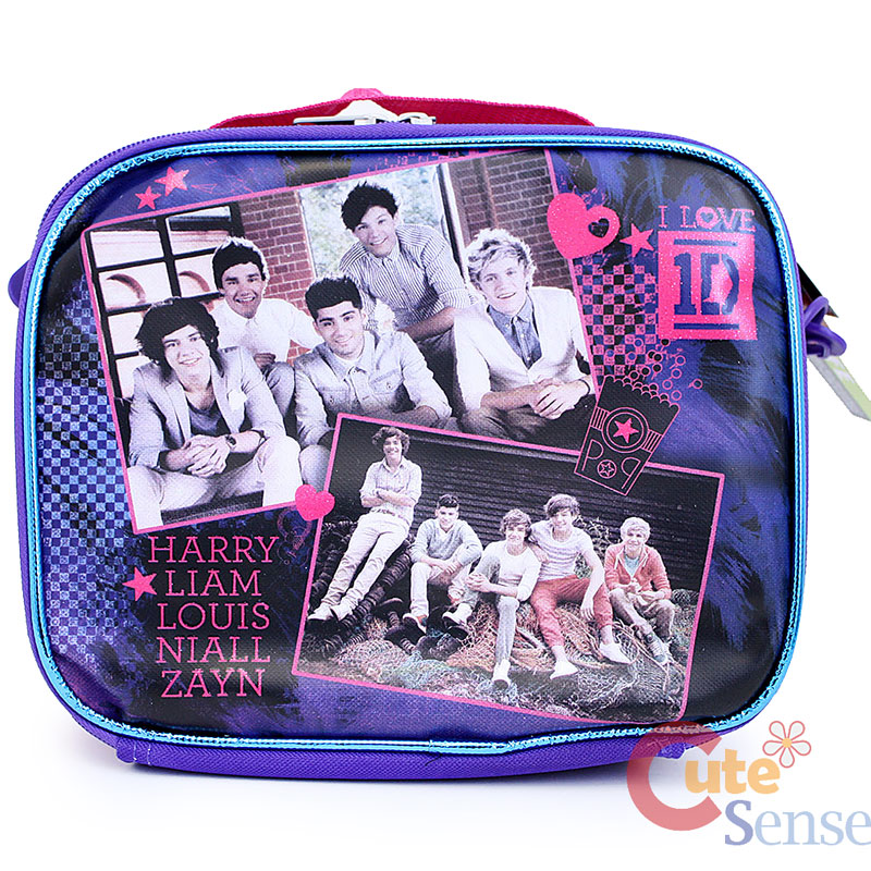 One Direction School Lunch Bag Snack Box 1D Love Harry Niall Zayn Liam Louis eBay